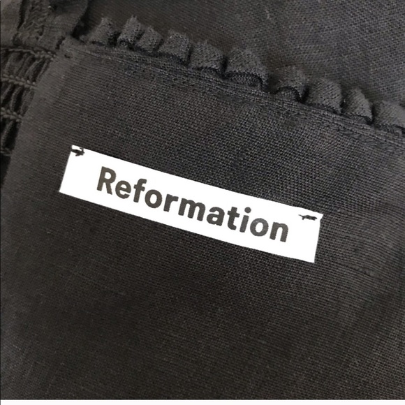 NWT Reformation Janie Linen Mini Dress - Picture 7 of 8